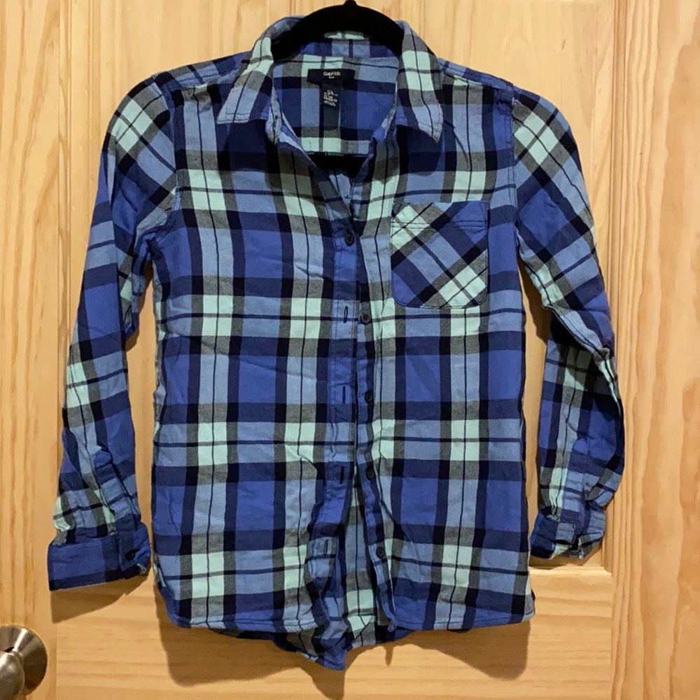 Long Sleeved Flannel Button Up